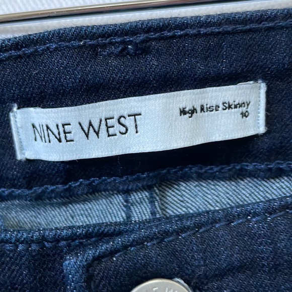 NINE WEST HIGH RISE SKINNY JEANS - Picture 2 of 12